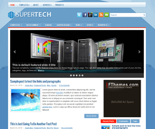 Supertech tema gratuito wordpress